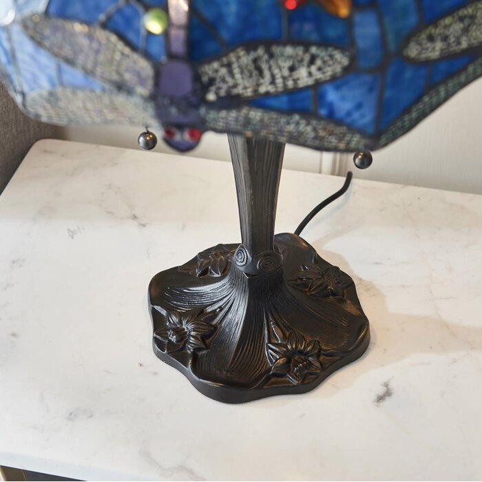 Dragonfly Blue - Tiffany Medium Table Lamp