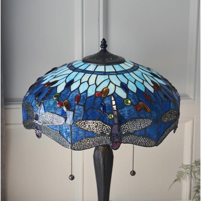 Dragonfly Blue - Tiffany Medium Table Lamp