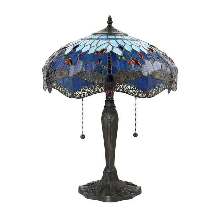 Dragonfly Blue - Tiffany Medium Table Lamp