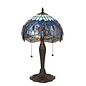 Dragonfly Blue - Tiffany Small Table Lamp