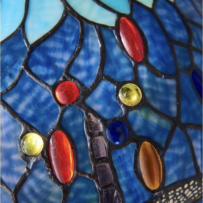 Dragonfly Blue - Tiffany Small Table Lamp