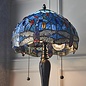 Dragonfly Blue - Tiffany Small Table Lamp