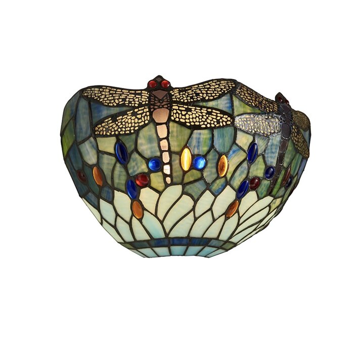 Dragonfly Blue - Tiffany Wall Light