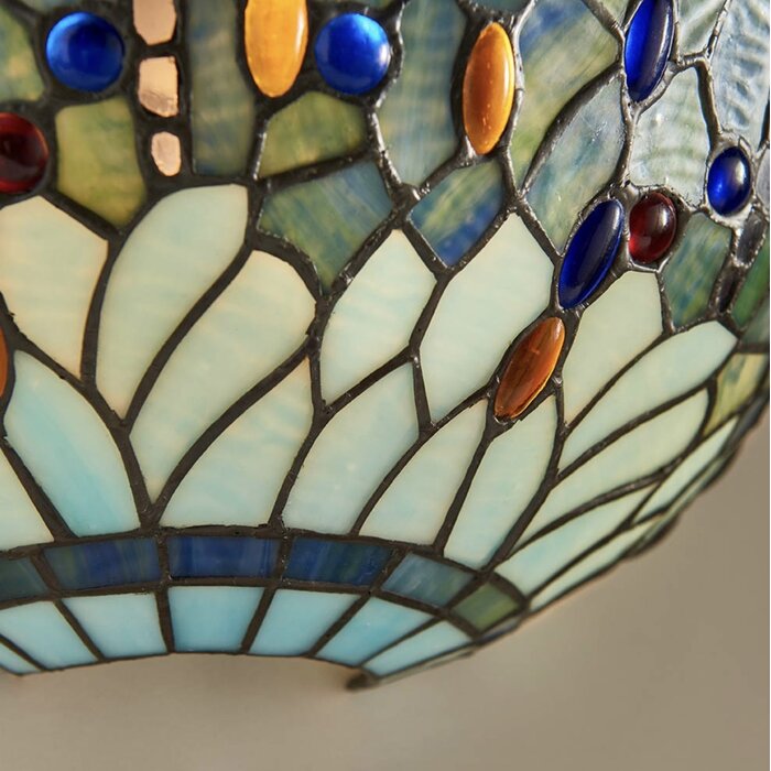 Dragonfly Blue - Tiffany Wall Light