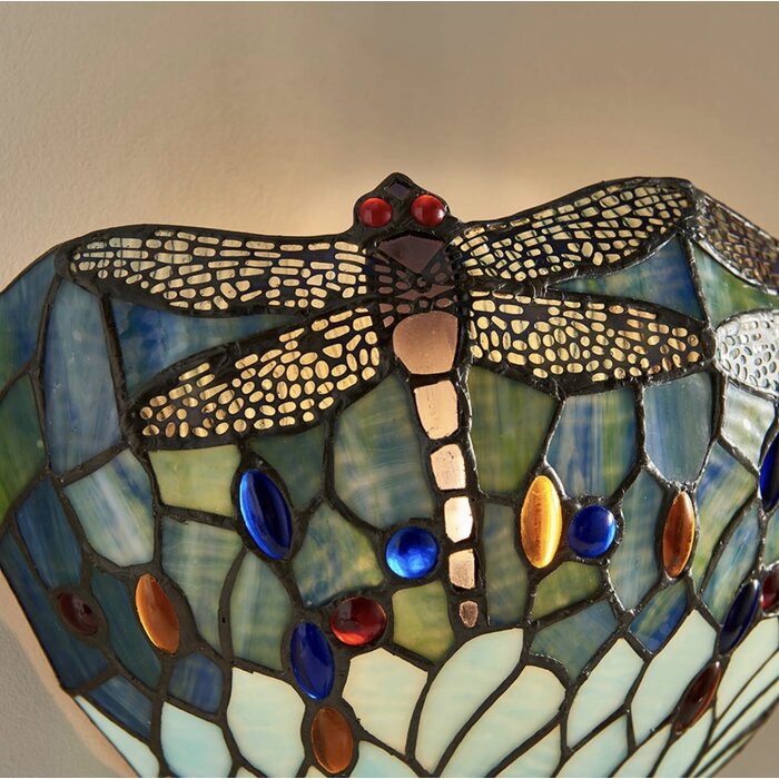 Dragonfly Blue - Tiffany Wall Light