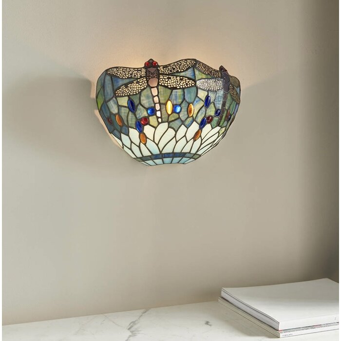 Dragonfly Blue - Tiffany Wall Light