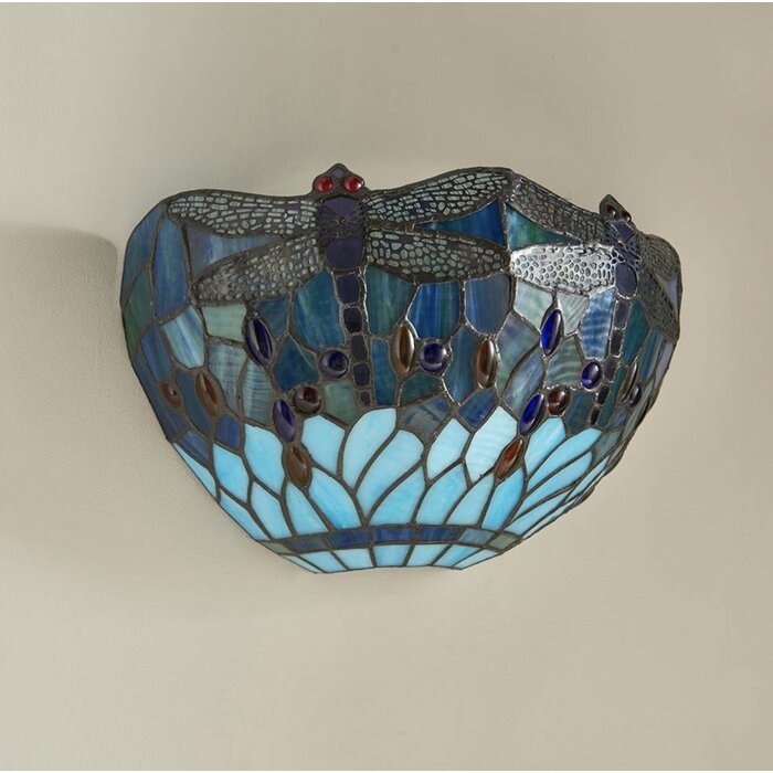 Dragonfly Blue - Tiffany Wall Light