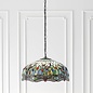 Dragonfly Blue - Tiffany Large 3 Light Pendant Ceiling Light