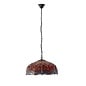 Dragonfly Flame - Tiffany Large 3 Light Pendant Ceiling Light