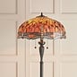 Dragonfly Flame - Tiffany Floor Lamp