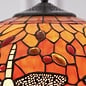 Dragonfly Flame - Tiffany Medium 3 Light Pendant Ceiling Light