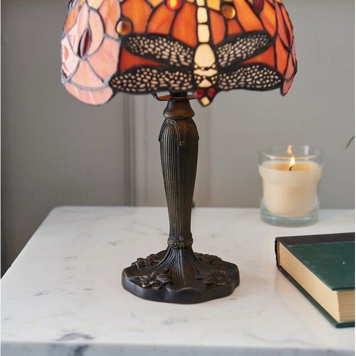 Dragonfly Flame - Tiffany Mini Table Lamp