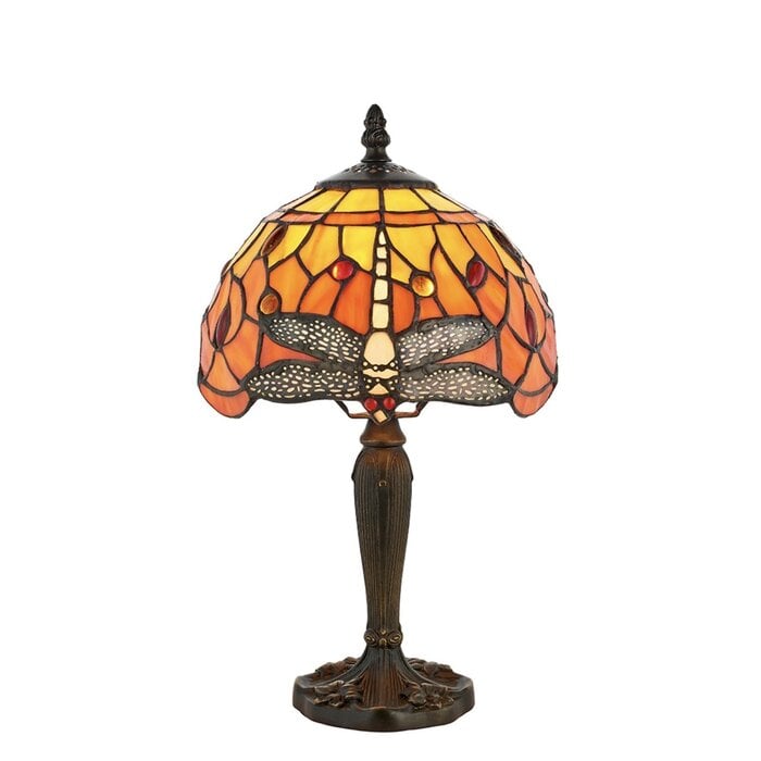 Dragonfly Flame - Tiffany Mini Table Lamp
