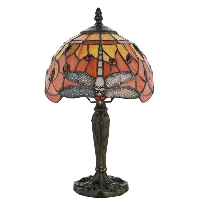 Dragonfly Flame - Tiffany Mini Table Lamp