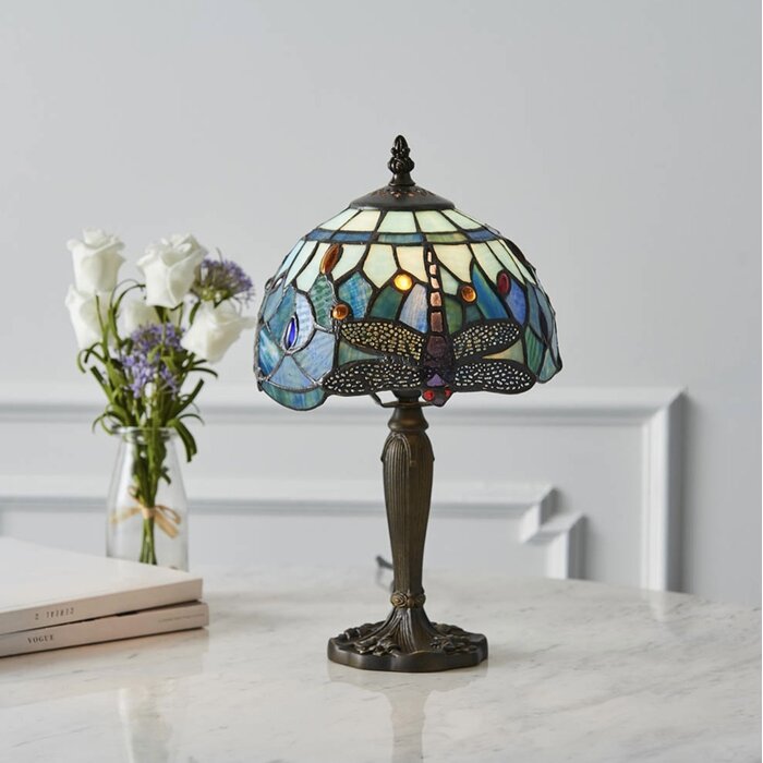 Dragonfly Blue - Tiffany Mini Table Lamp