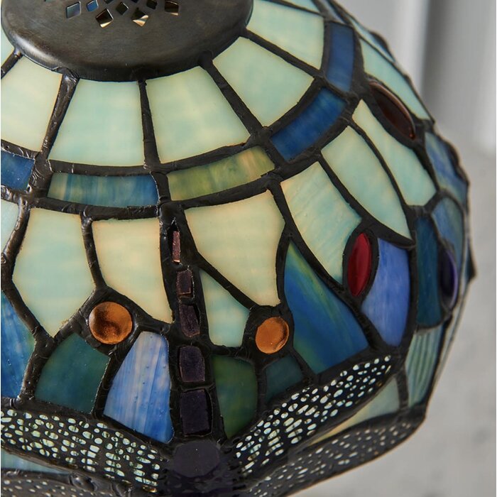 Dragonfly Blue - Tiffany Mini Table Lamp
