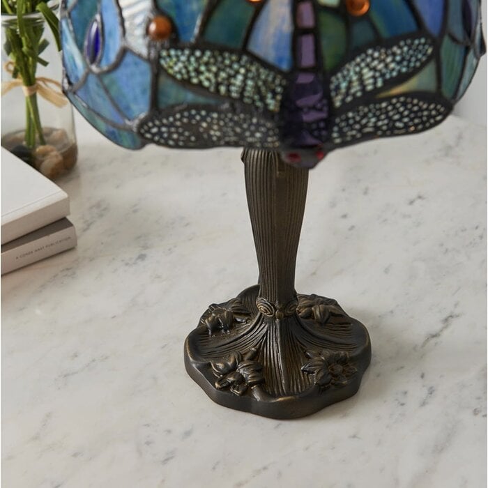 Dragonfly Blue - Tiffany Mini Table Lamp