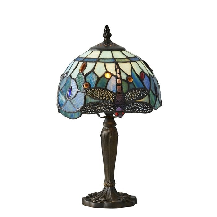 Dragonfly Blue - Tiffany Mini Table Lamp