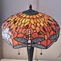 Dragonfly Flame - Tiffany Medium Table Lamp
