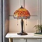 Dragonfly Flame - Tiffany Small Table Lamp