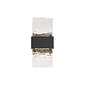 Troy - Up and Down Wall Light - Black with Ripple Wave Glass