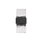 Troy - Up and Down Wall Light - Black with Ripple Wave Glass