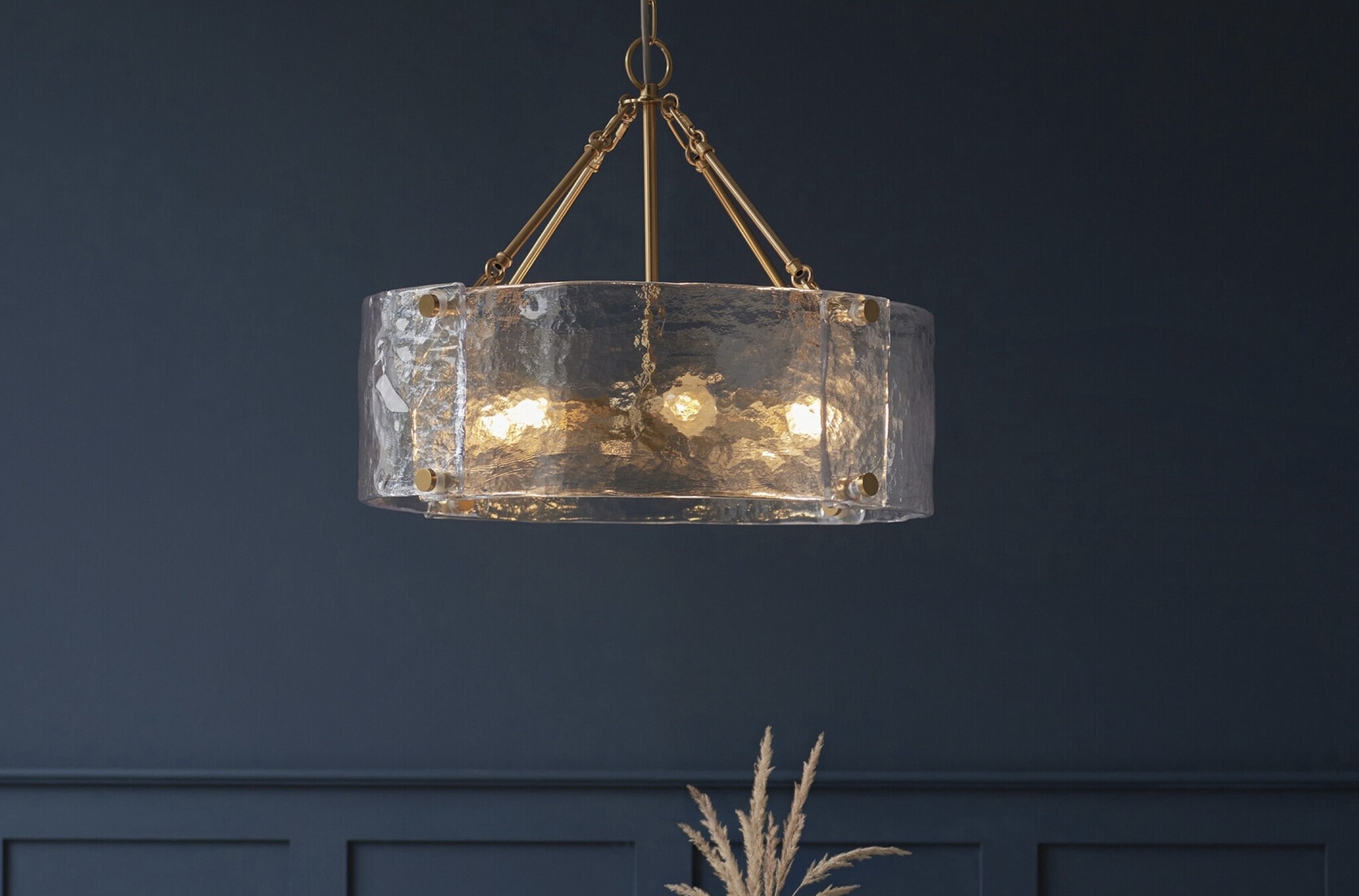 Kelly Glass Chandelier 