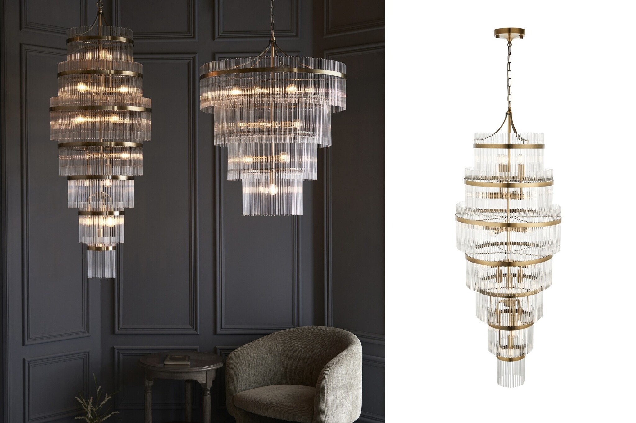 Delano Stairwell Chandelier