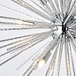 Starburst - Polished Chrome Textured Rod Feature Pendant