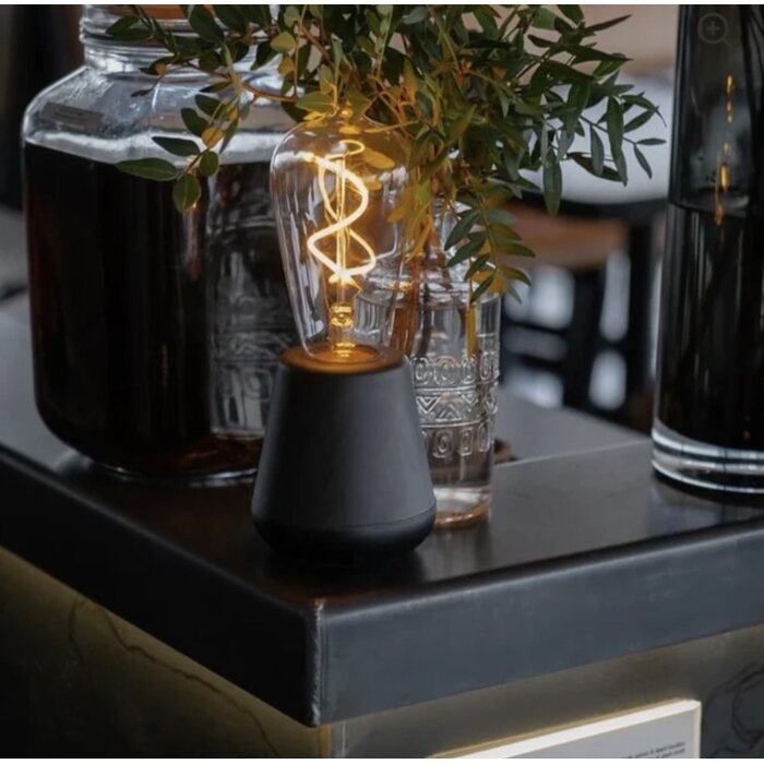 Noble One Rechargeable Table Lamp - Black Wood