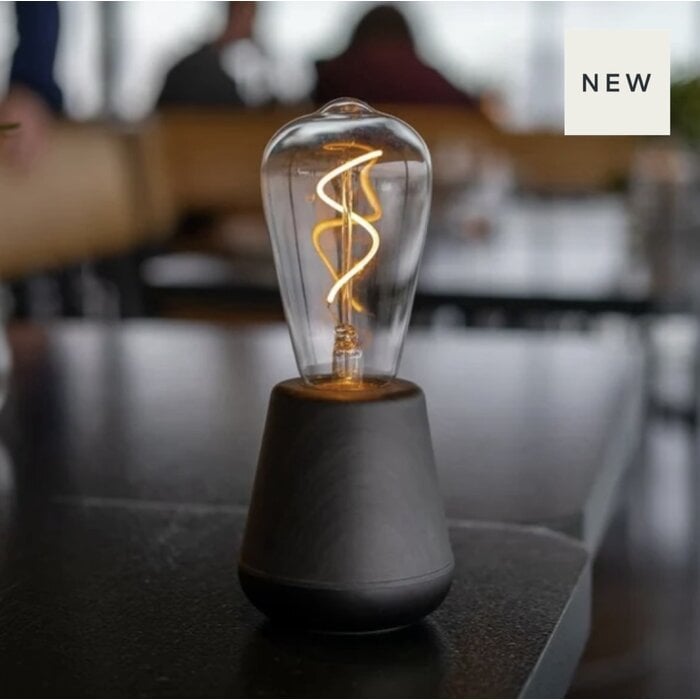 Noble One Rechargeable Table Lamp - Black Wood