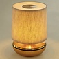 Noble Firefly - Rechargeable Cordless Table Lamp - Gold & Beige Linen