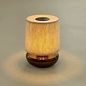 Noble Firefly - Rechargeable Cordless Table Lamp - Bronze & Beige Linen