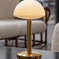Noble Bug Rechargeable Cordless Table Lamp - Gold Frosted