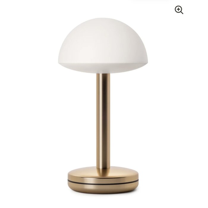 Noble Bug Rechargeable Cordless Table Lamp - Gold Frosted