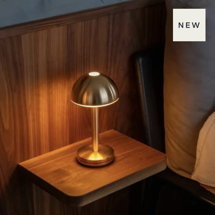 Noble Bug Rechargeable Cordless Table Lamp - Gold