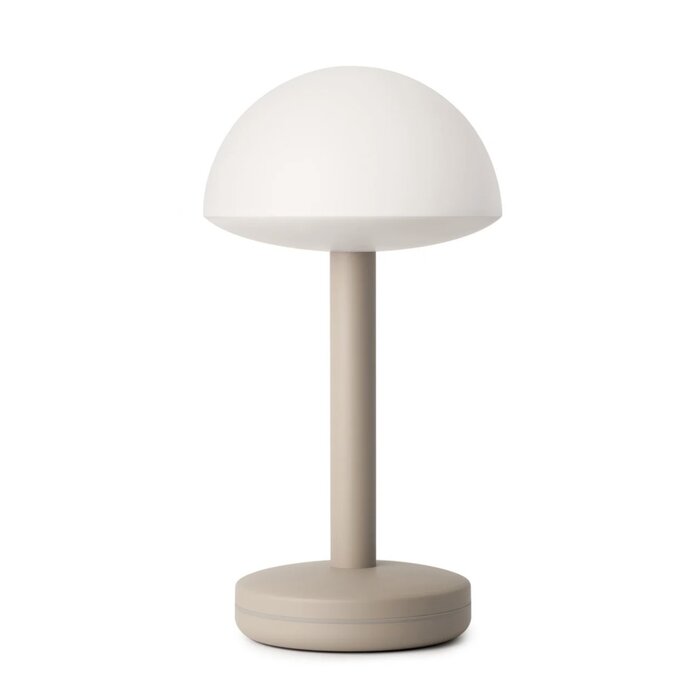 Noble Bug Rechargeable Cordless Table Lamp - Beige Frosted