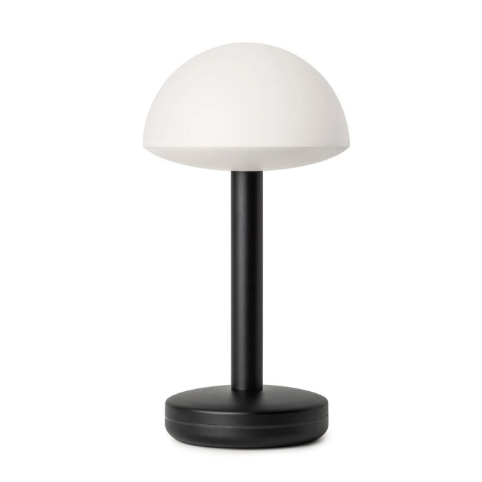 Noble Bug Rechargeable Cordless Table Lamp - Black Frosted
