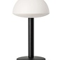Noble Bug Rechargeable Cordless Table Lamp - Black Frosted
