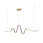 Alize - Wave Bar Pendant - Gold