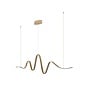 Alize - Wave Bar Pendant - Gold