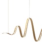 Alize - Wave Bar Pendant - Gold