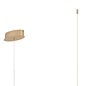 Alize - Wave Bar Pendant - Gold