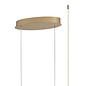 Alize - Double Wave Bar Pendant - Gold