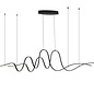 Alize - Double Wave Bar Pendant - Dark Grey