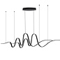 Alize - Double Wave Bar Pendant - Dark Grey