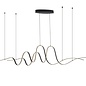 Alize - Double Wave Bar Pendant - Dark Grey