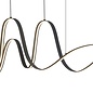 Alize - Double Wave Bar Pendant - Dark Grey