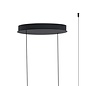 Alize - Double Wave Bar Pendant - Dark Grey