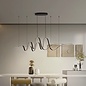 Alize - Double Wave Bar Pendant - Dark Grey